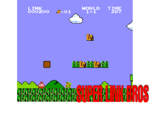 Super Link Bros (Older) (SMB1 Hack) [a5] Cover